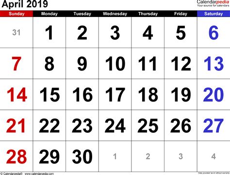 April 2019 .